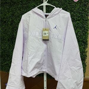 NWT Jordan Light Purple Windbreaker Jacket 2XL